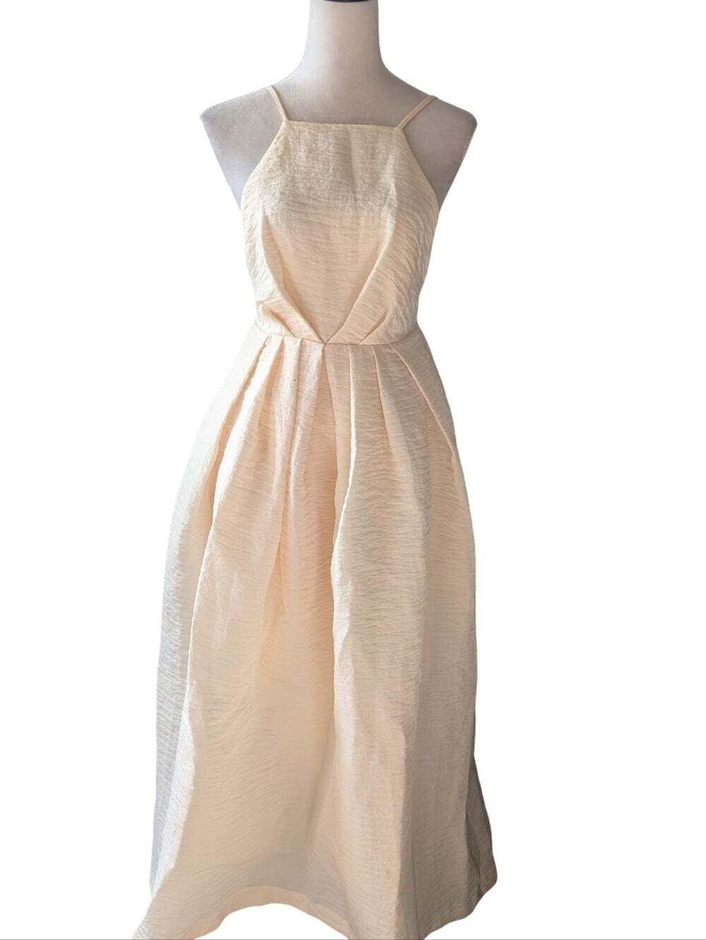 ASOS EDITION Clementine halter wedding dress in Apricot Size 4 NWT